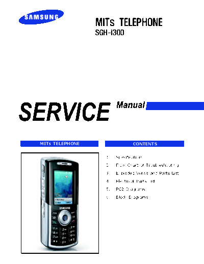 Samsung SGH-i300 service manual