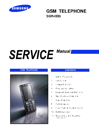Samsung SGH-i550 service manual