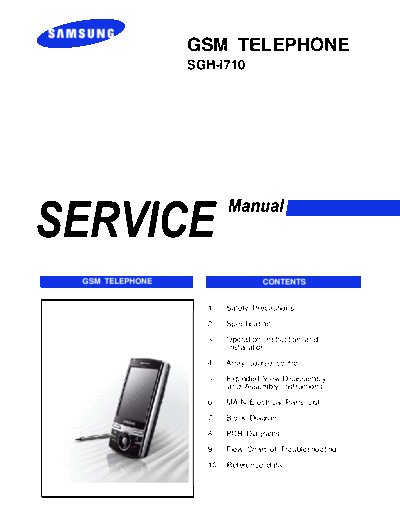Samsung SGH-i710 service manual