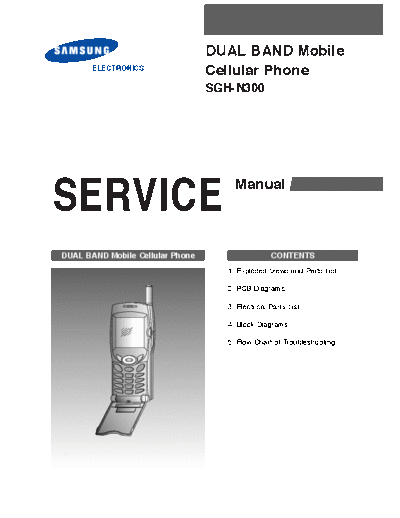 Samsung SGH-N300 service manual