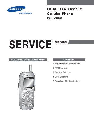 Samsung SGH-N620 service manual