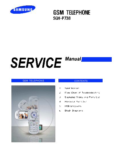 Samsung SGH-P738 service manual