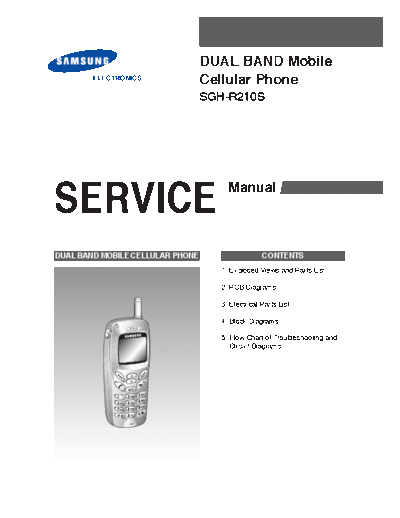 Samsung SGH-R210S service manual