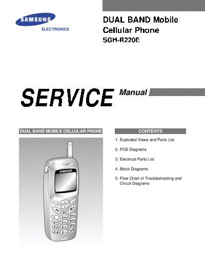 Samsung SGH-R220E service manual