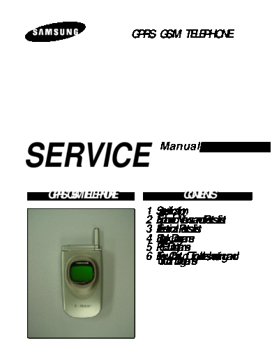 Samsung SGH-S105 service manual