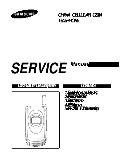Samsung SGH-S108 service manual