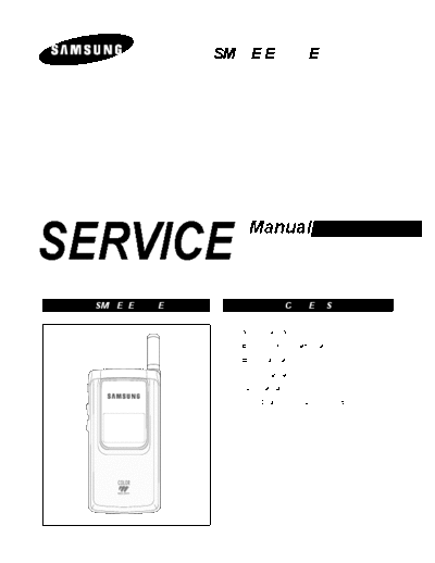 Samsung SGH-S200 service manual