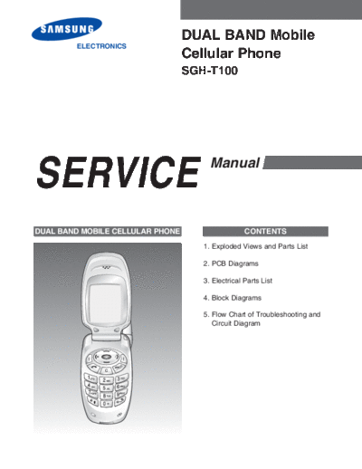 Samsung SGH-T100 service manual