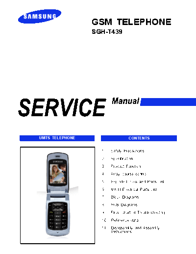 Samsung SGH-T439 service manual