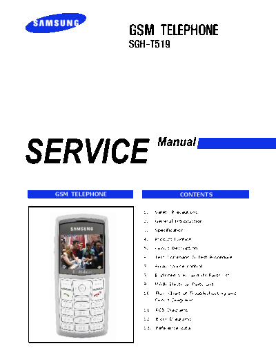 Samsung SGH-T519 service manual