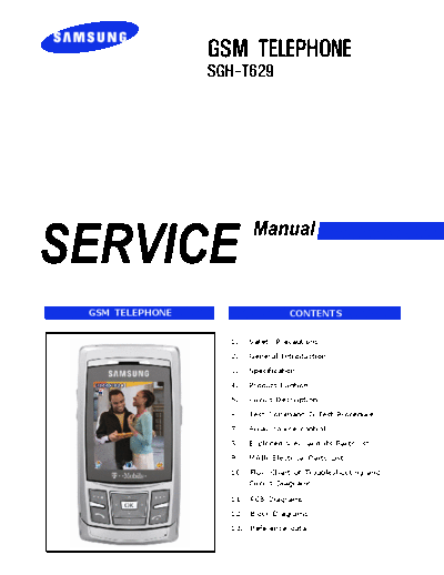 Samsung SGH-T629 service manual