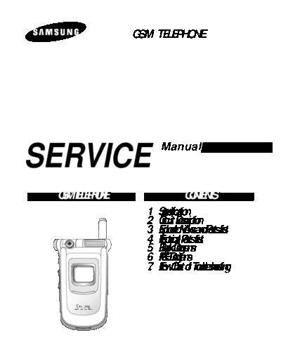 Samsung SGH-V200 service manual