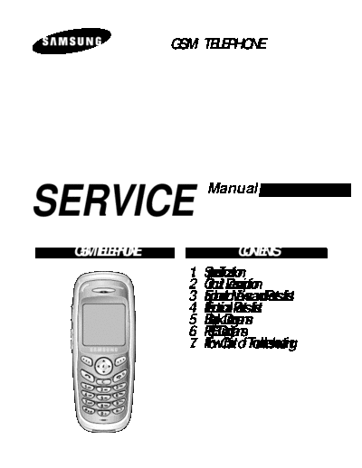 Samsung SGH-X100 service manual