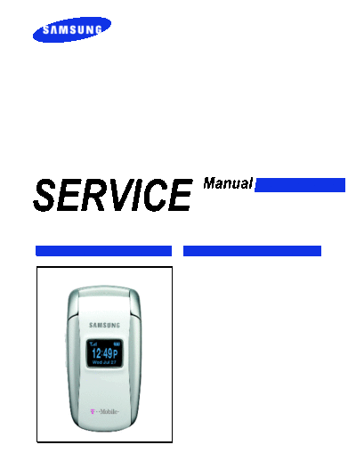 Samsung SGH-X495 service manual