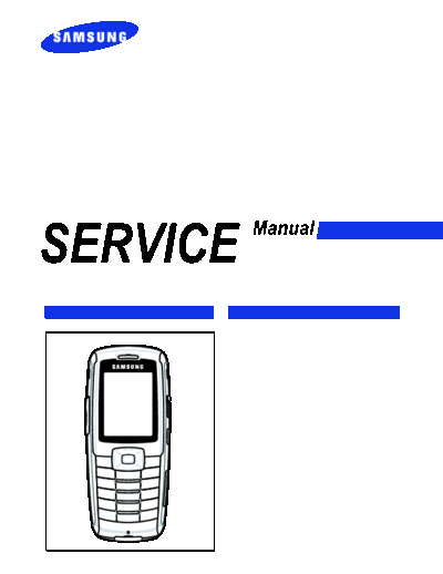 Samsung SGH-X700 service manual