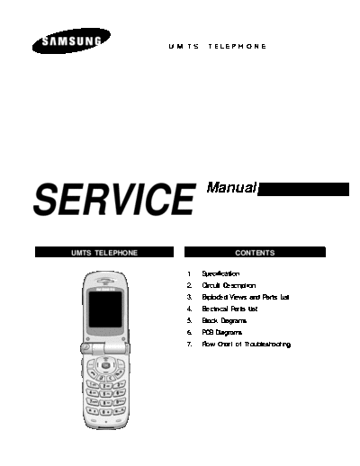 Samsung SGH-Z105 service manual