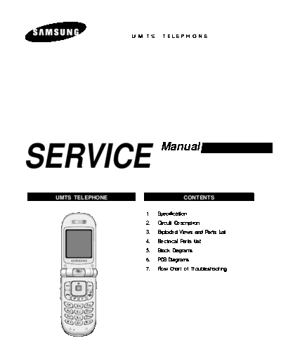 Samsung SGH-Z107 service manual
