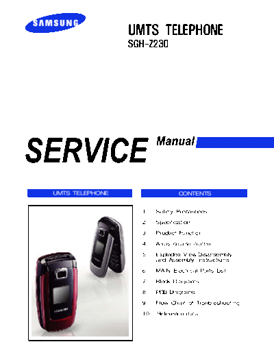 Samsung SGH-Z230 service manual