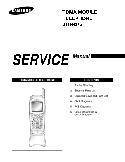 Samsung STH-N375 service manual