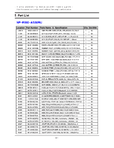Part List