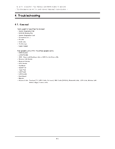 Troubleshooting