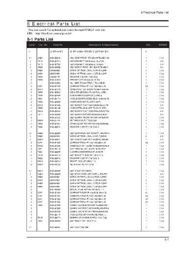 11_Electrical Part List