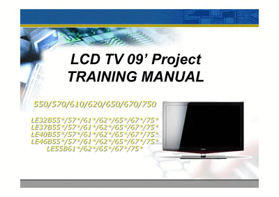 SAMSUNG+LE32B530P7W,+LE37B,+LE40B,+LE46B,+LE55B+MANUAL+DE+TREINAMENTO+2009.