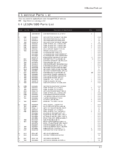 11_Electrical Part List