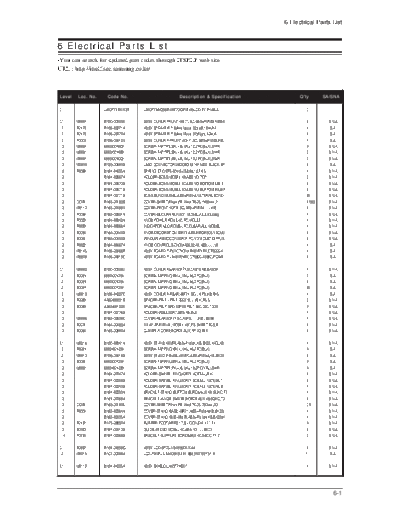 11_Electrical Part List