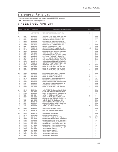 11_Electrical Part List