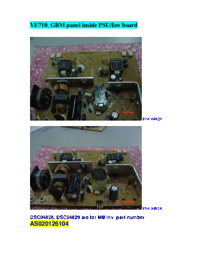 VE710_GBM panel inside PSU_Inv identification
