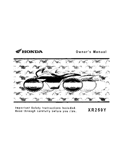 honda_xr250_2000_australian_owners_manual