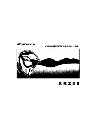 honda_xr250_2006_australian_owners_manual