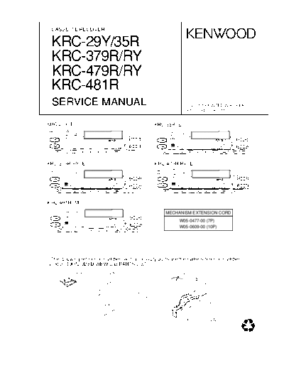 KRC-29Y & KRC-379R & KRC-479R