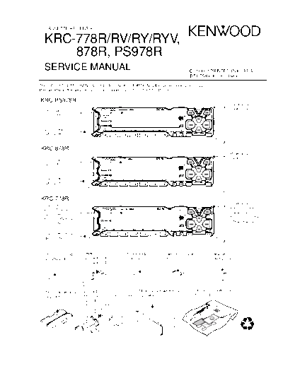 KRC-778R & 878R & PS978R
