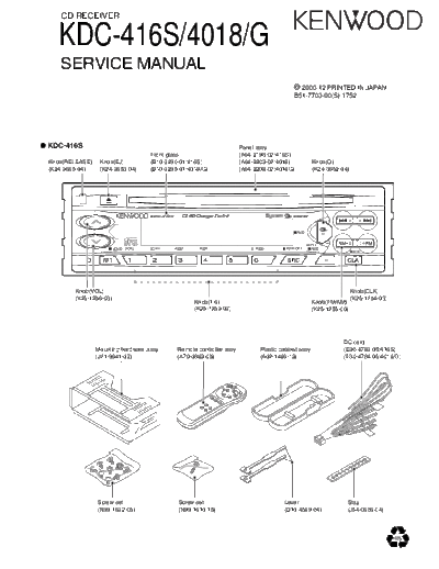 KDC-416S & 4018G