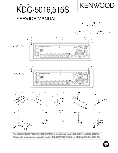 KDC-5016 & 515S