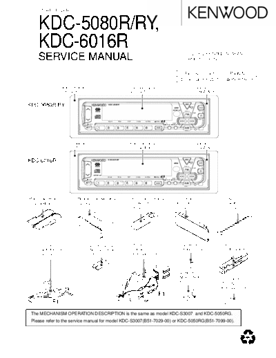 KDC-5080R & 6016R