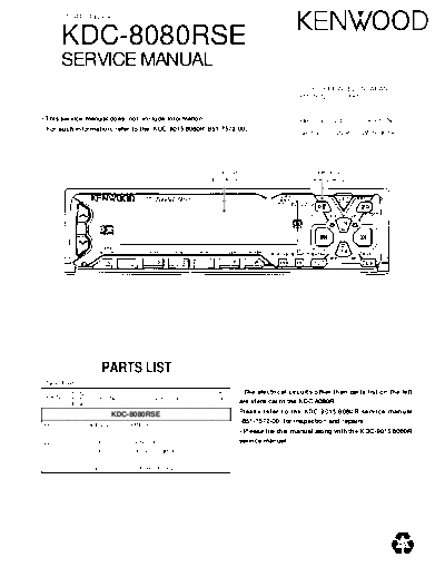 KDC-8080RSE
