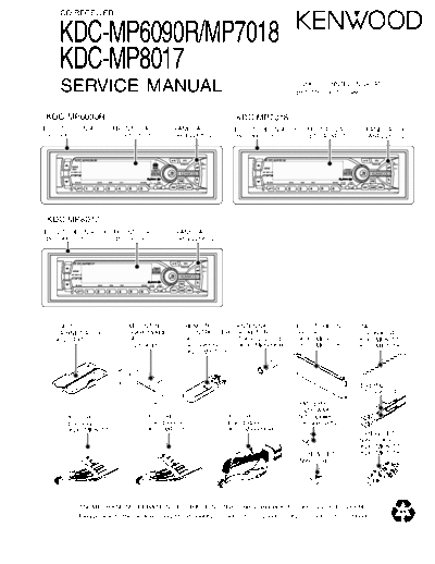 KDC-MP6090R & MP7018 & KDC-MP8017