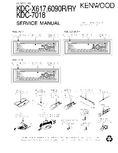 KDC-X617 & 6090R & KDC-7018