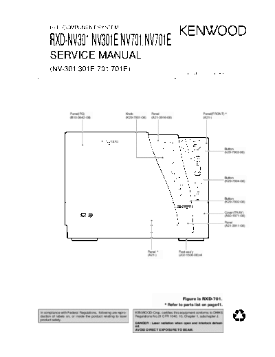 RXD-NV301 & NV301E & NV701