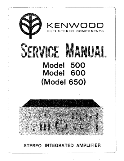 Kenwood_500_600_650 Amplifier