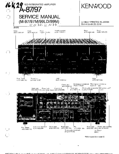 Kenwood A-87, A-97