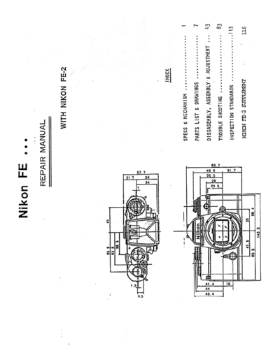 Nikon FE-2 Service