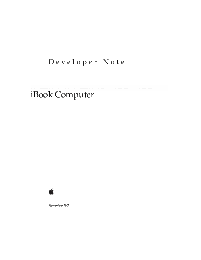 Developer Note iBook