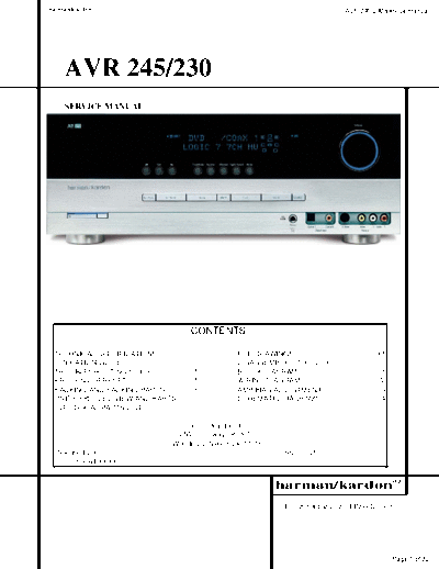 AVR-245 & 230