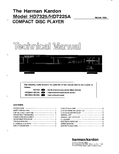 HD-7325 & 7225A