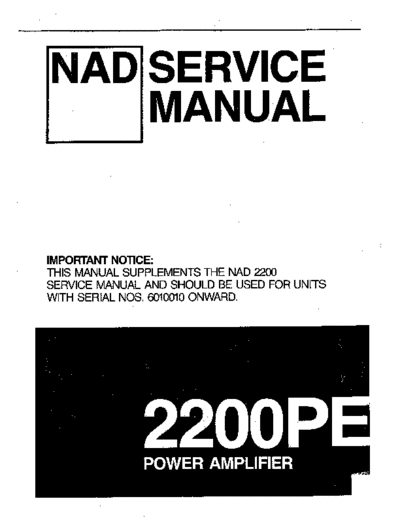 NAD 2200PE