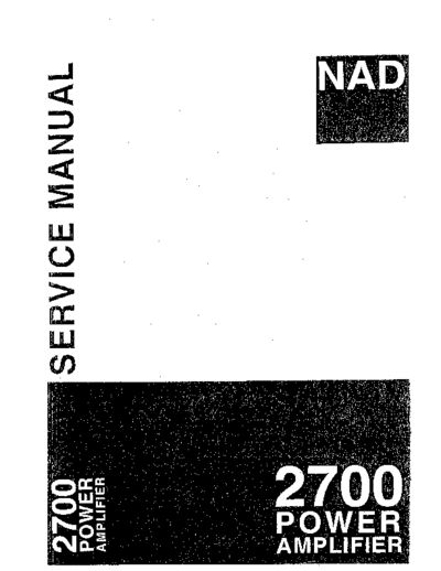 NAD 2700